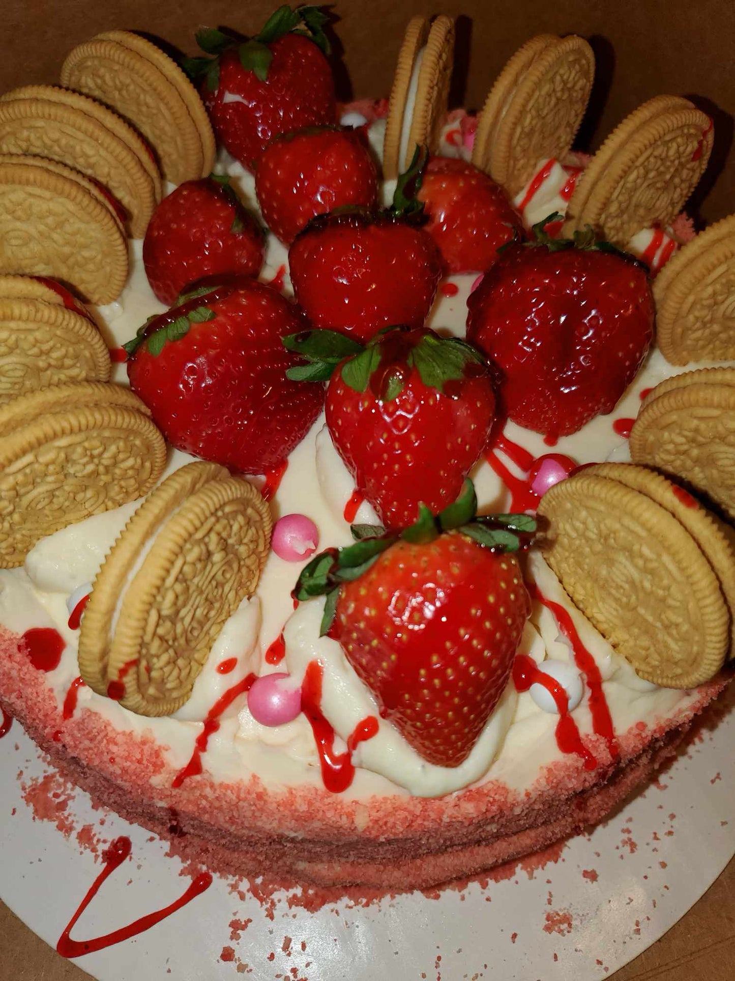 Strawberry Crunch Cheesecake