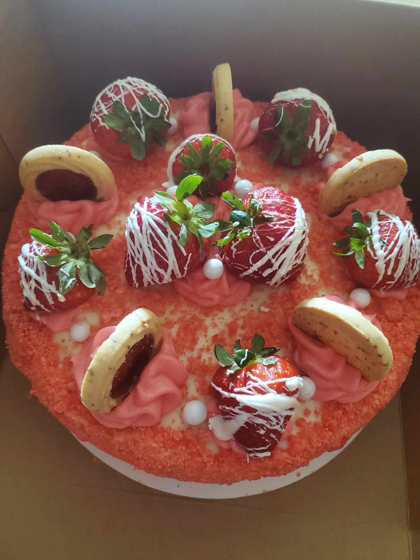 Strawberry Crunch Cheesecake