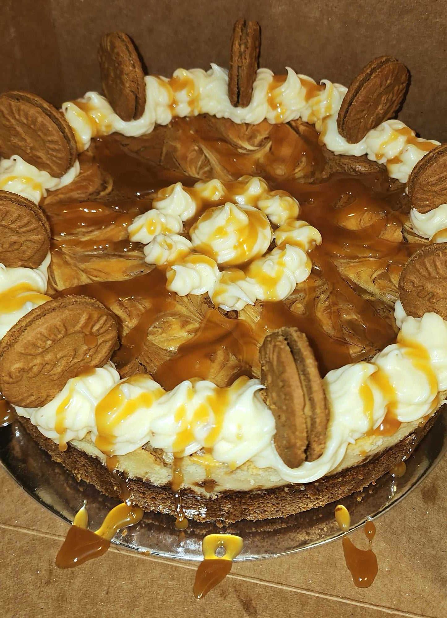 Biscoff Cookie Butter Cheesecake